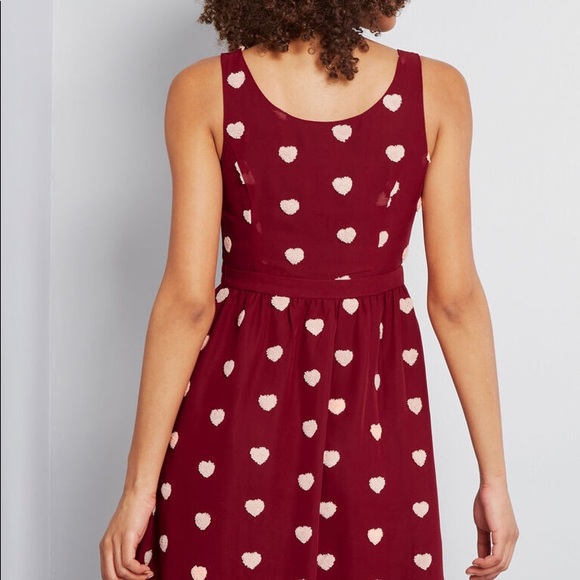 ❌SOLD❌ModCloth Heart Dress - Picture 5 of 6